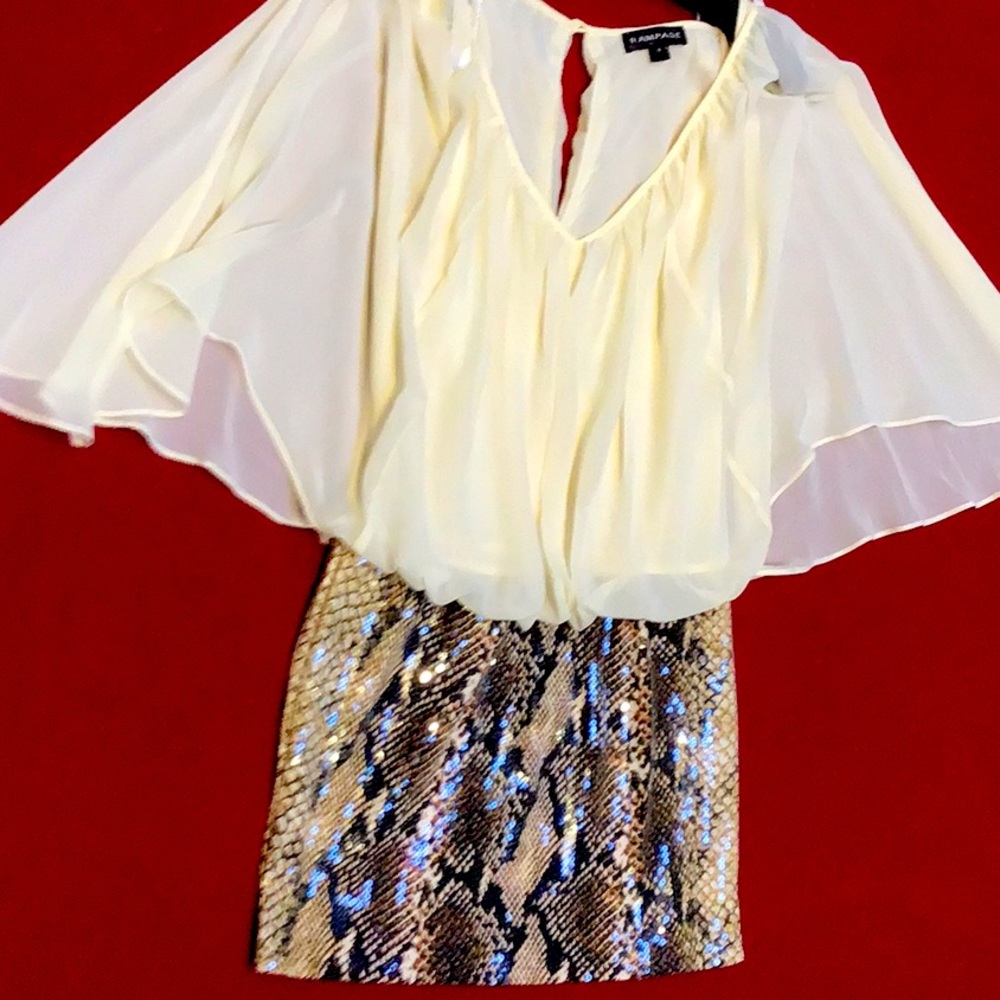 New sequin leopard print dress from Rampage